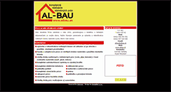 Desktop Screenshot of albau.sk