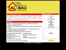 Tablet Screenshot of albau.sk